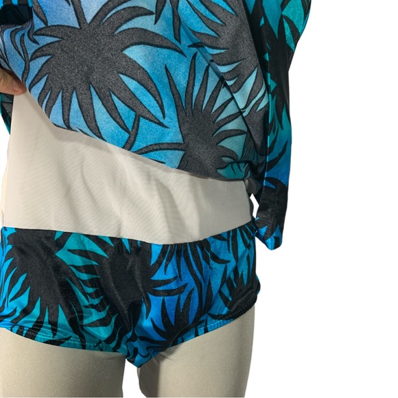 Máxime Of Hollywood Blue and Black Swimming Suite - Picture 6 of 9